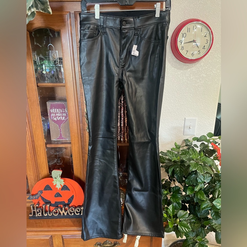 Black Leather Pants